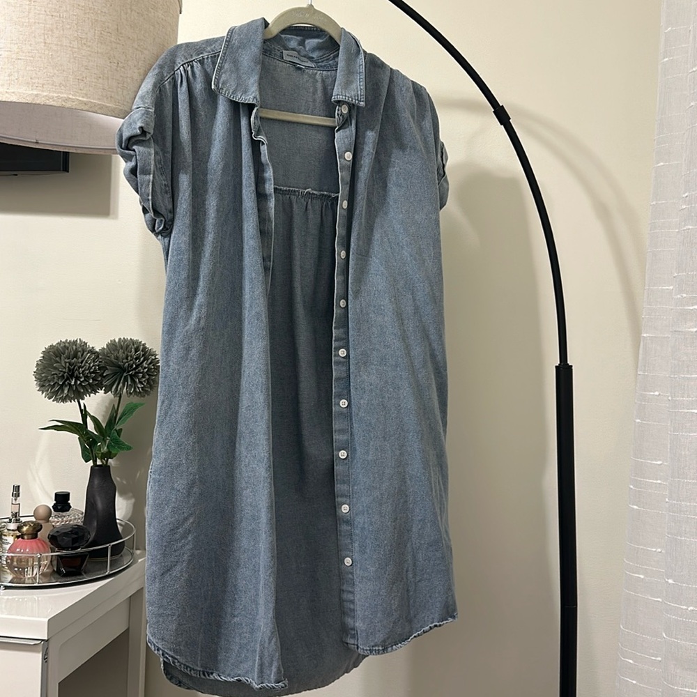 Thread & Supply Denim Shirt Dress